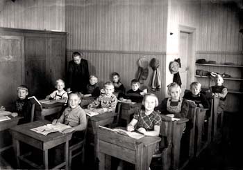 Småskolan i Hackvad 1948